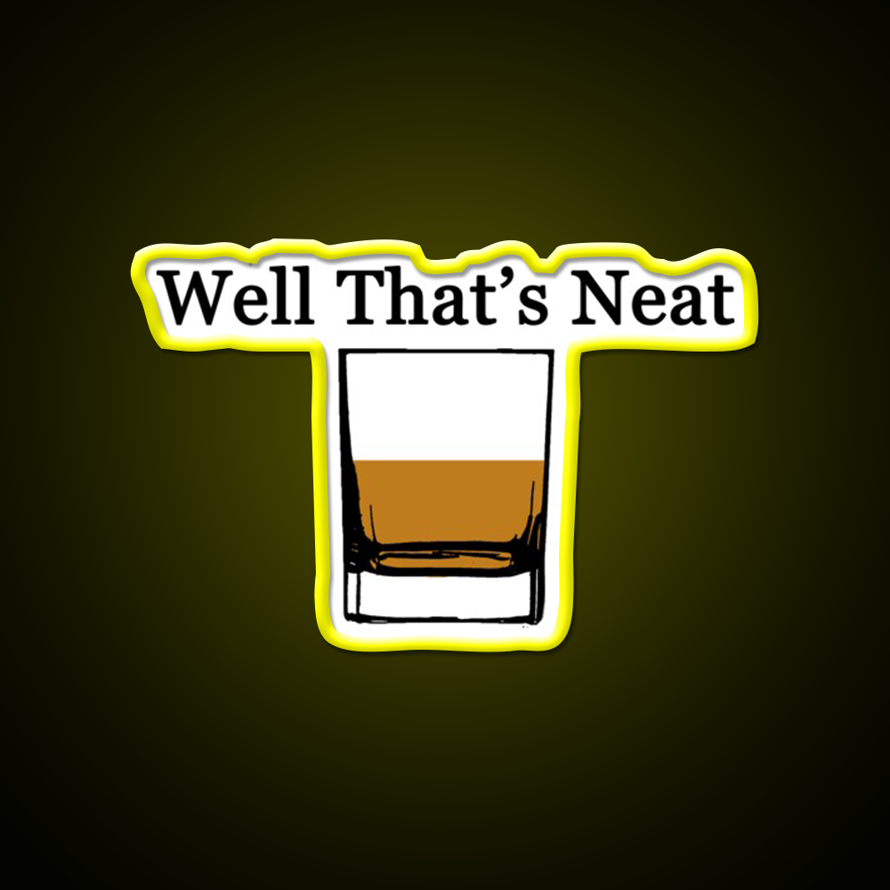 Well Thats Neat Beer Bar Decor Led Neon Sign Rgb Color - LED neon sign view 7