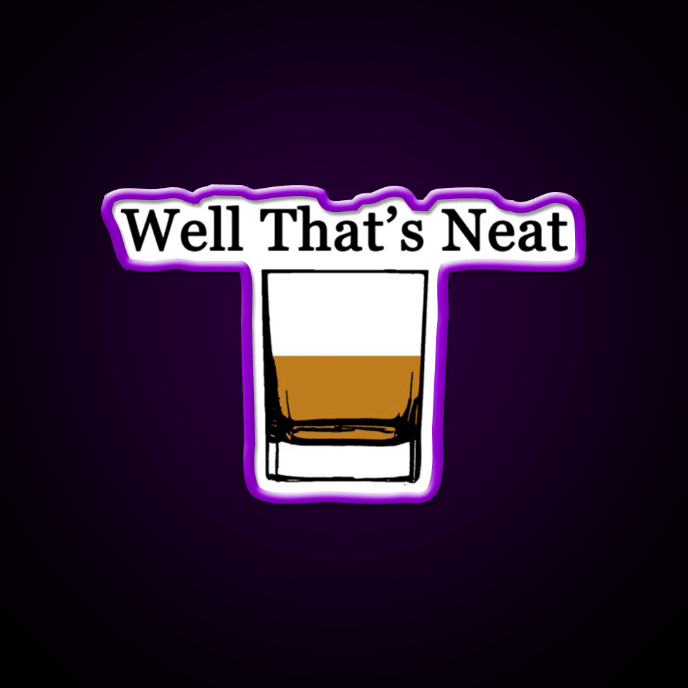 Well Thats Neat Cocktail Bar Decor Led Neon Sign Rgb Color - Shineneon