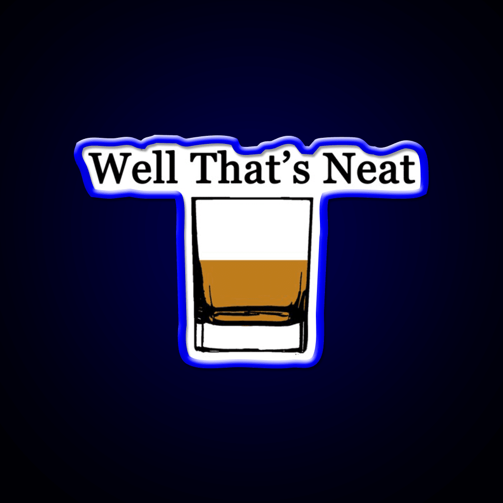 Well Thats Neat Cocktail Bar Decor Led Neon Sign Rgb Color - Shineneon