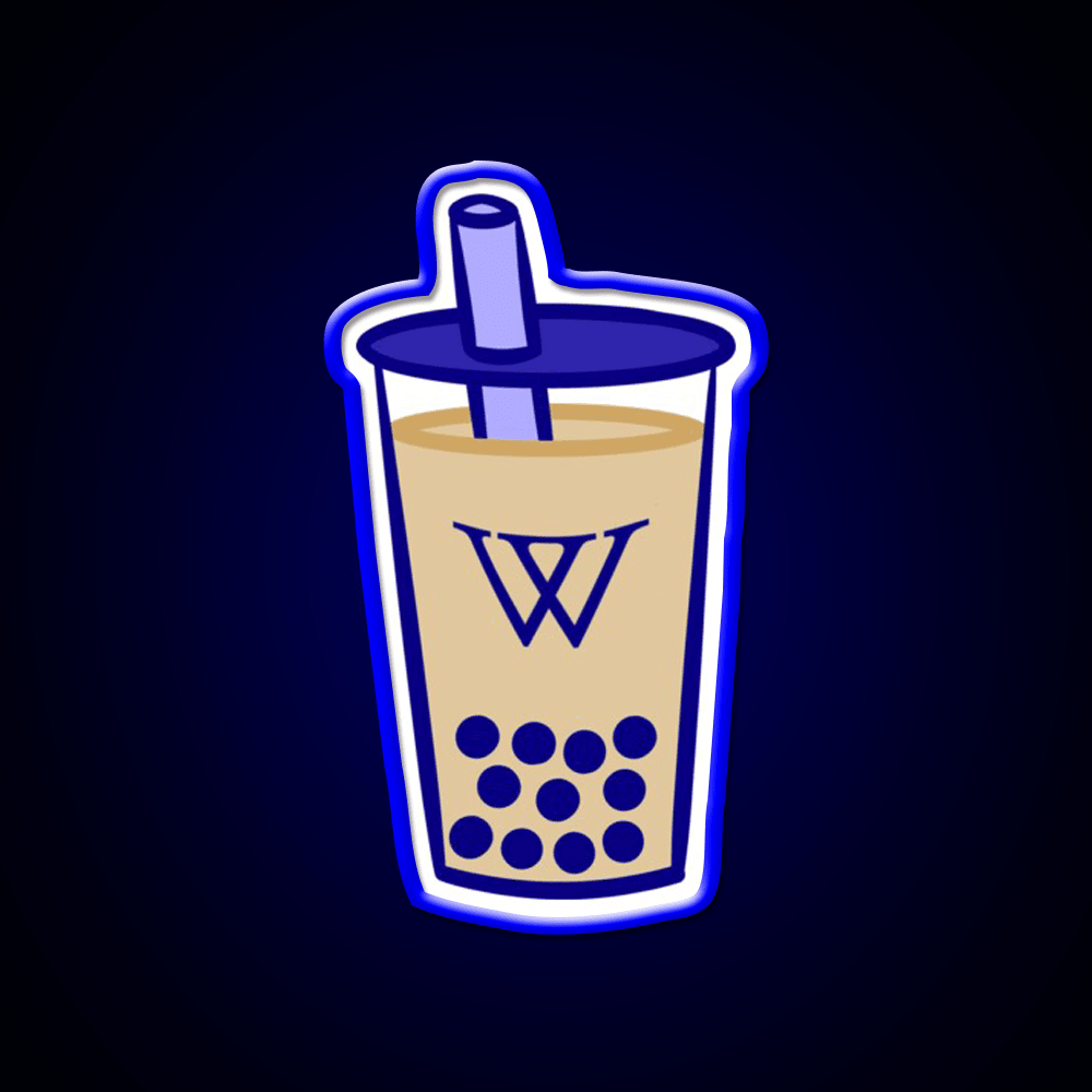 Wellesley Bubble Tea Milk Tea Snack Food Led Neon Sign Rgb Color - Shineneon