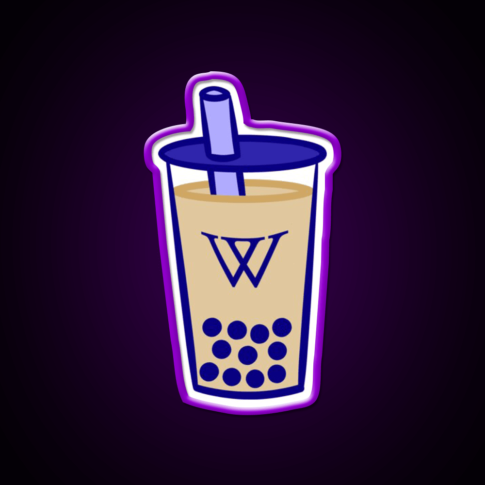 Wellesley Bubble Tea Milk Tea Snack Food Led Neon Sign Rgb Color - Shineneon