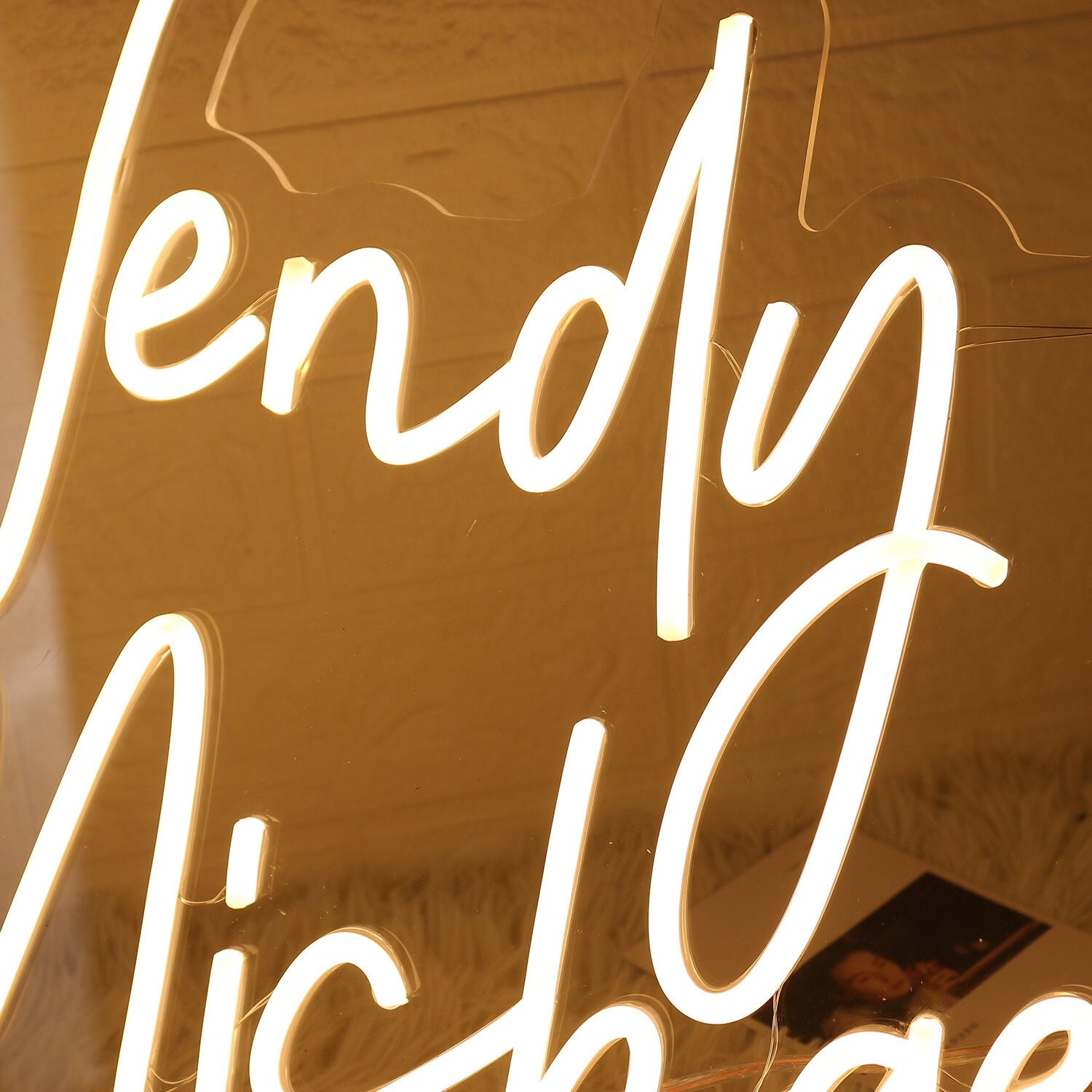 Wendy And Michael Yellow Led Neon Sign - Shineneon