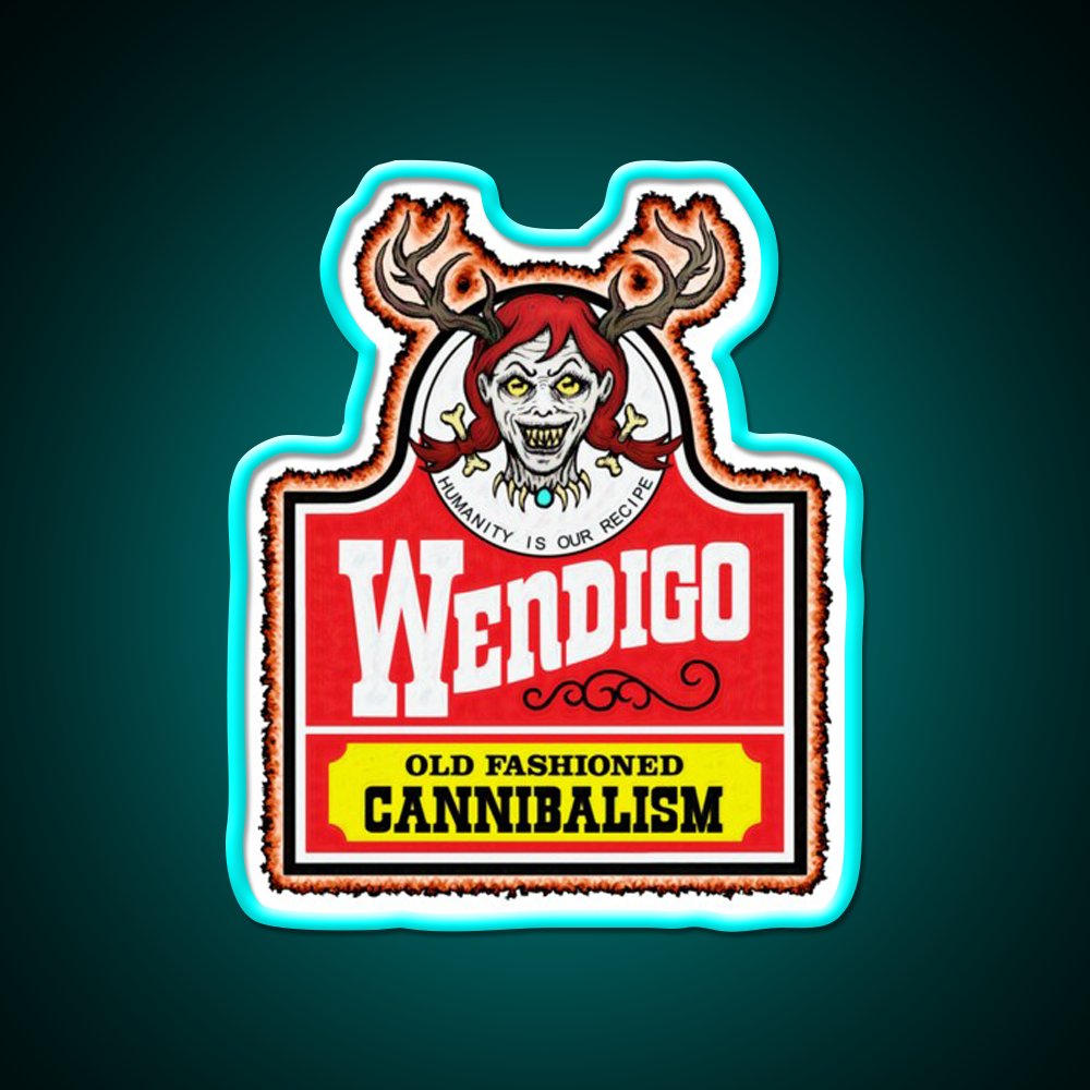 Wendy The Wendigo Fast Food Led Neon Sign For Burger Place Rgb Color