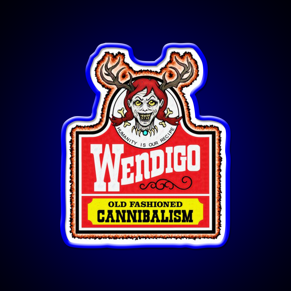 Wendy The Wendigo Fast Food Led Neon Sign For Burger Place Rgb Color