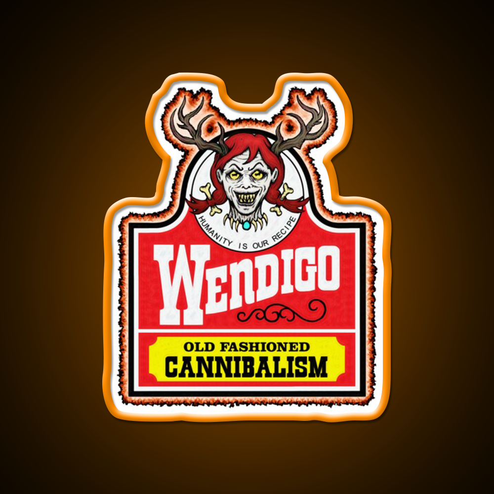Wendy The Wendigo Fast Food Led Neon Sign For Burger Place Rgb Color