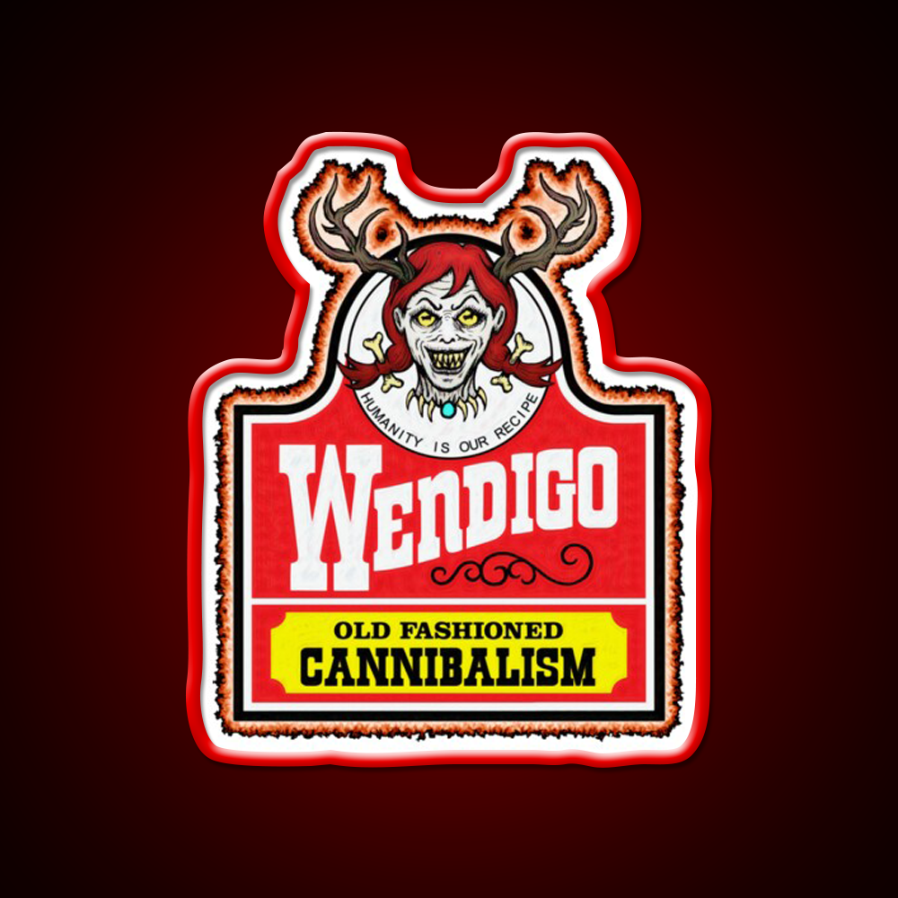 Wendy The Wendigo Fast Food Led Neon Sign For Burger Place Rgb Color