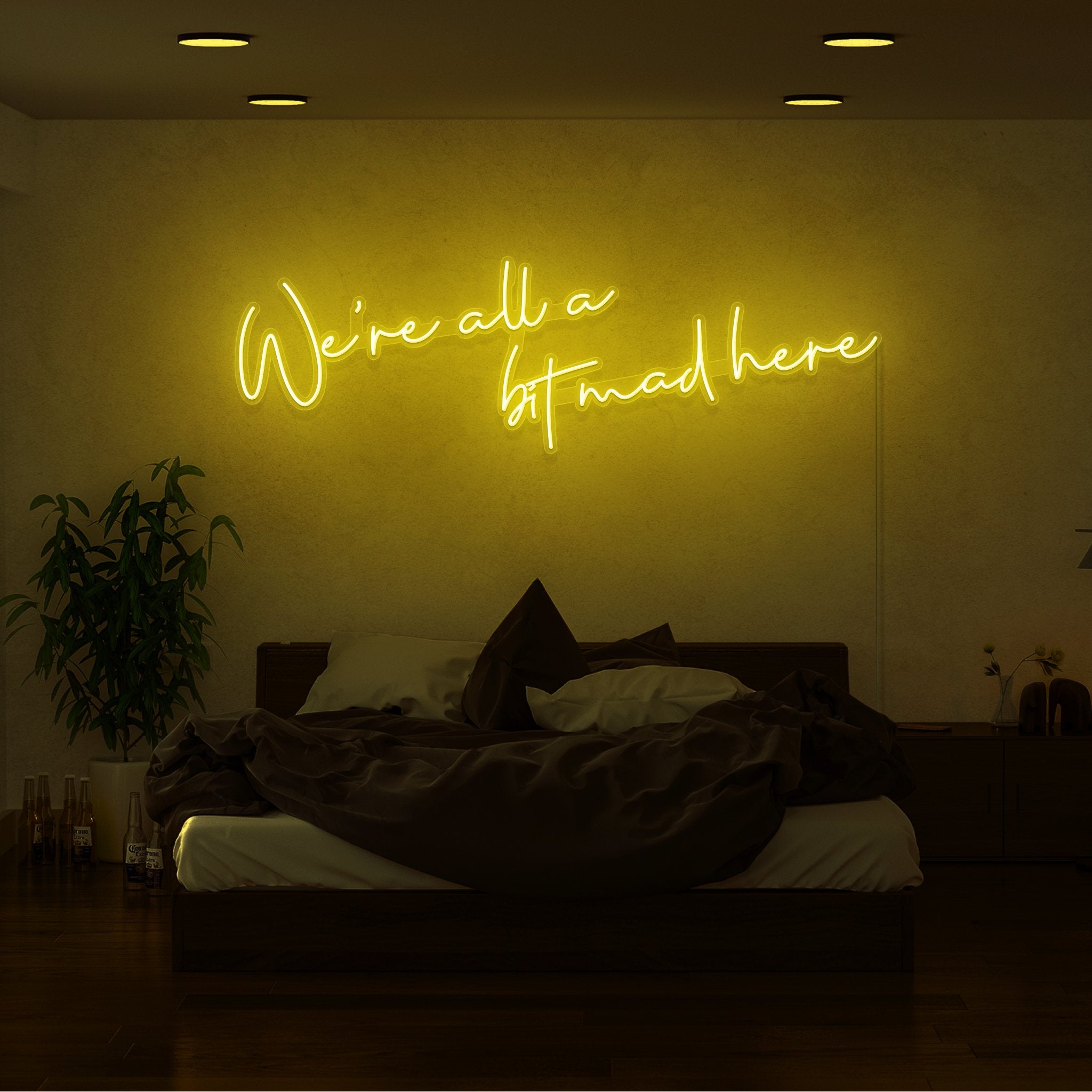 Were All A Bit Mad Here Led Neon Sign | Shineneon