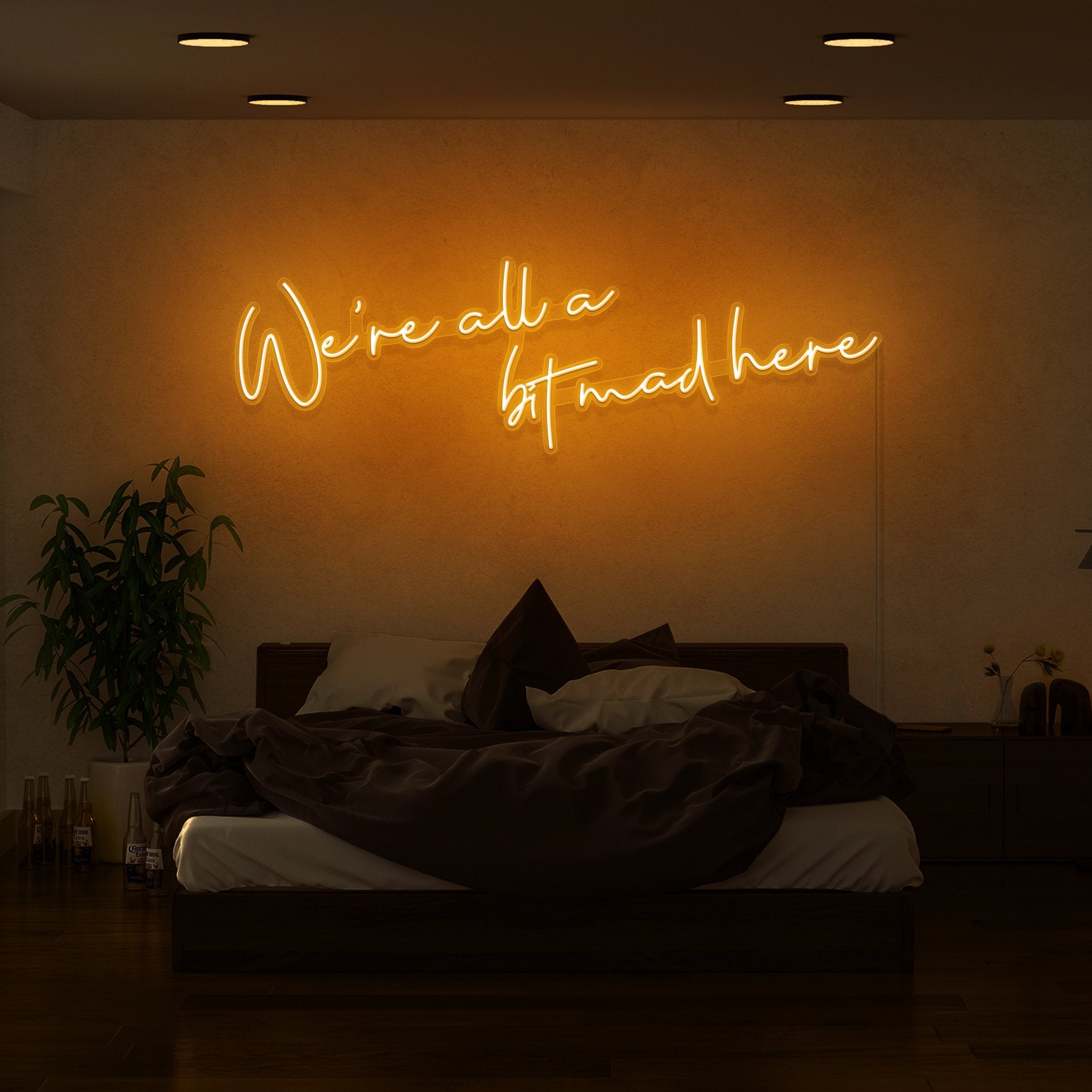 Were All A Bit Mad Here Led Neon Sign | Shineneon