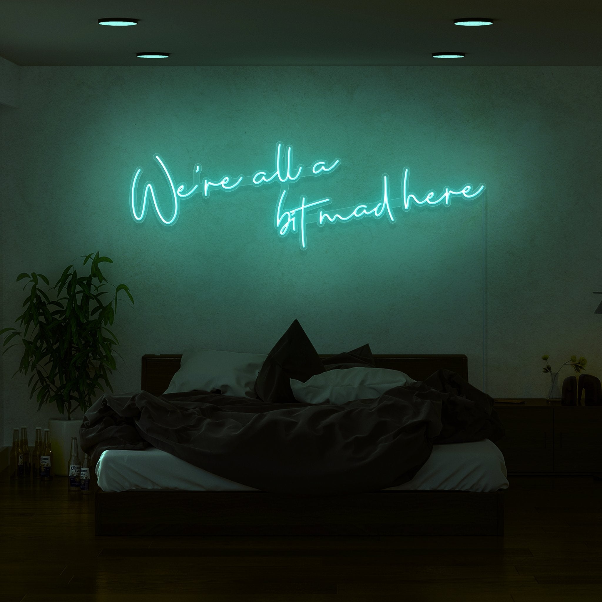 Were All A Bit Mad Here Led Neon Sign | Shineneon