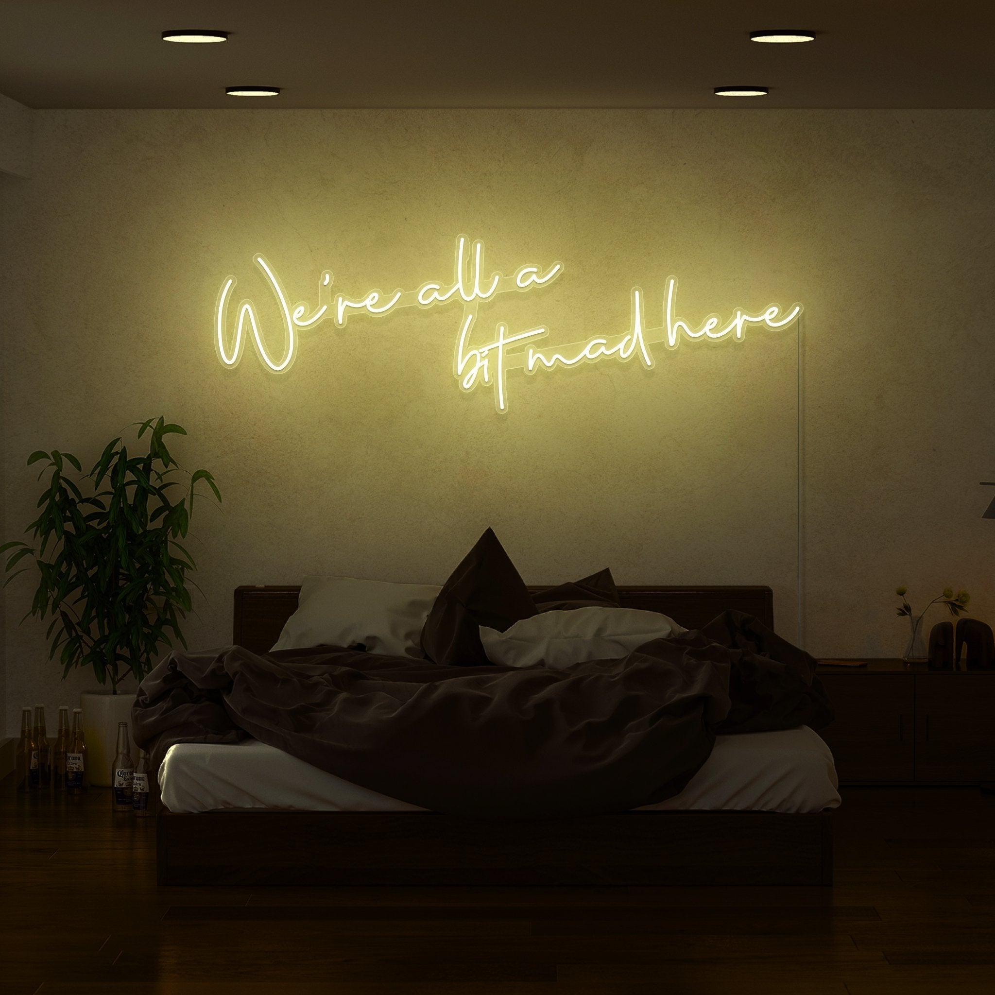 Were All A Bit Mad Here Led Neon Sign | Shineneon