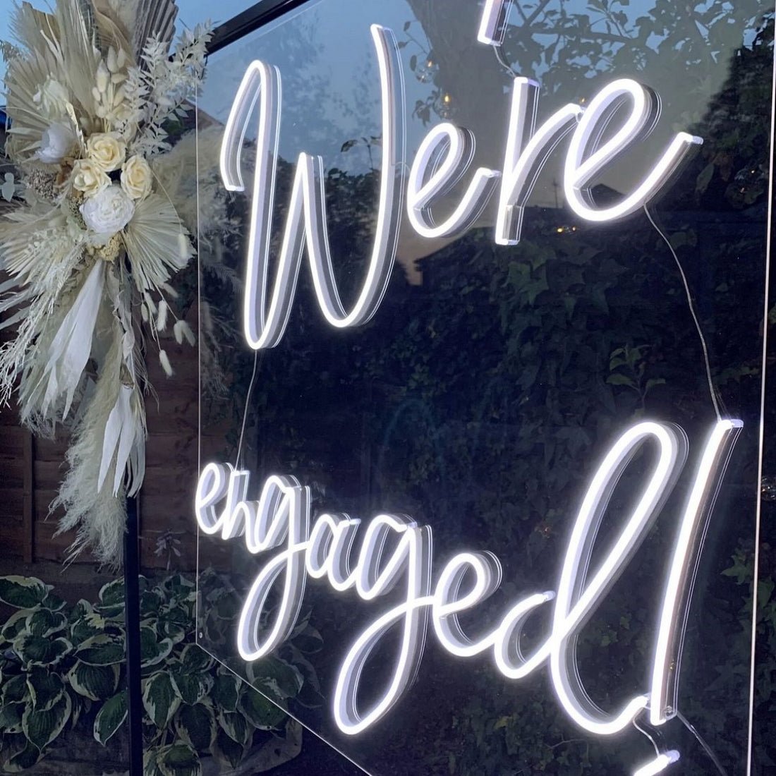 Were Engaged Led Sign Business Neon Sign - Shineneon