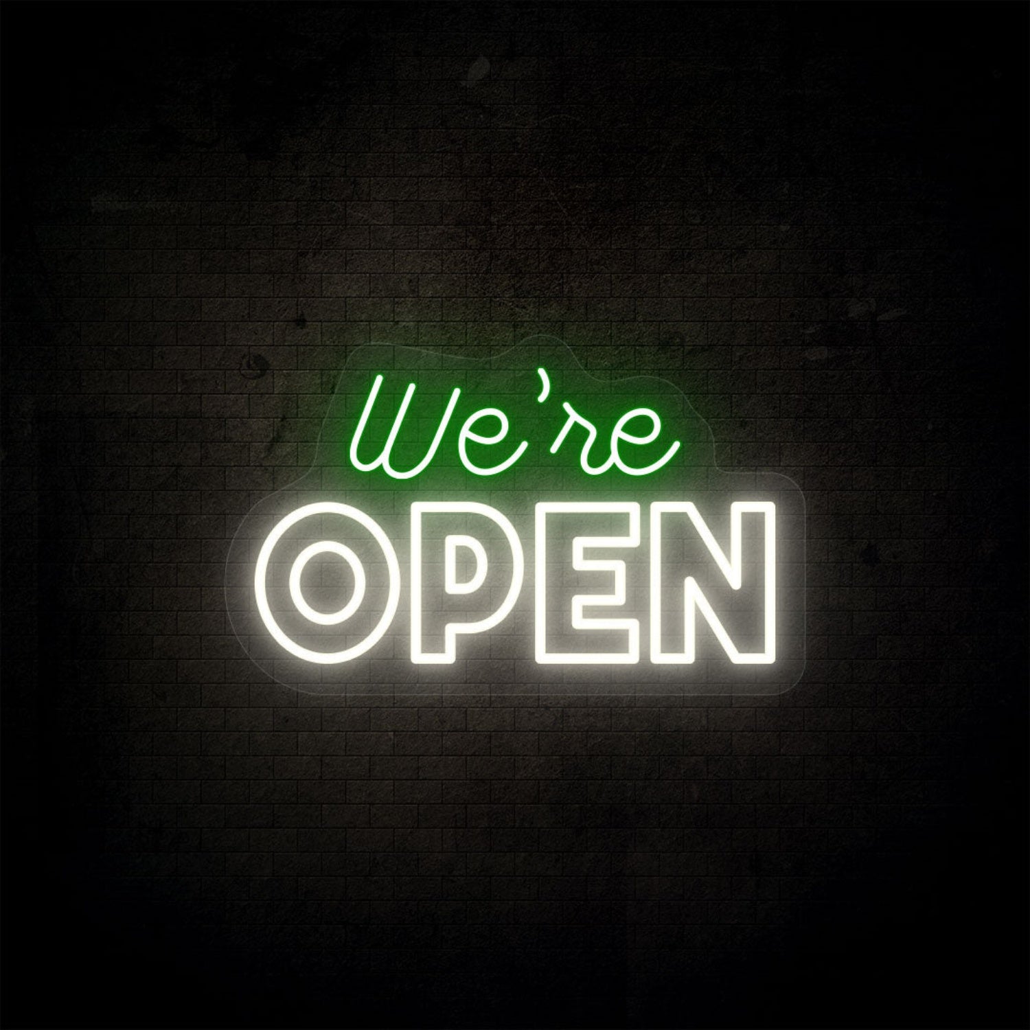 Were Open Sign Multicolor | Shineneon