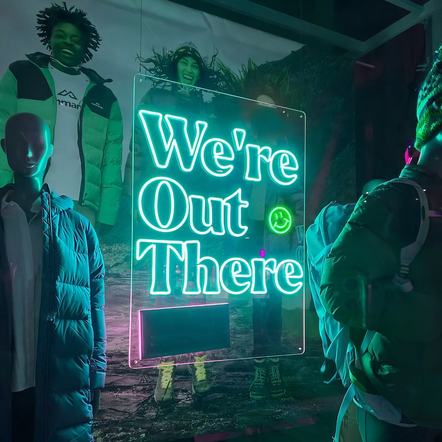 Were Out There Led Neon Sign Adventure Awaits With Neon Light | Shineneon