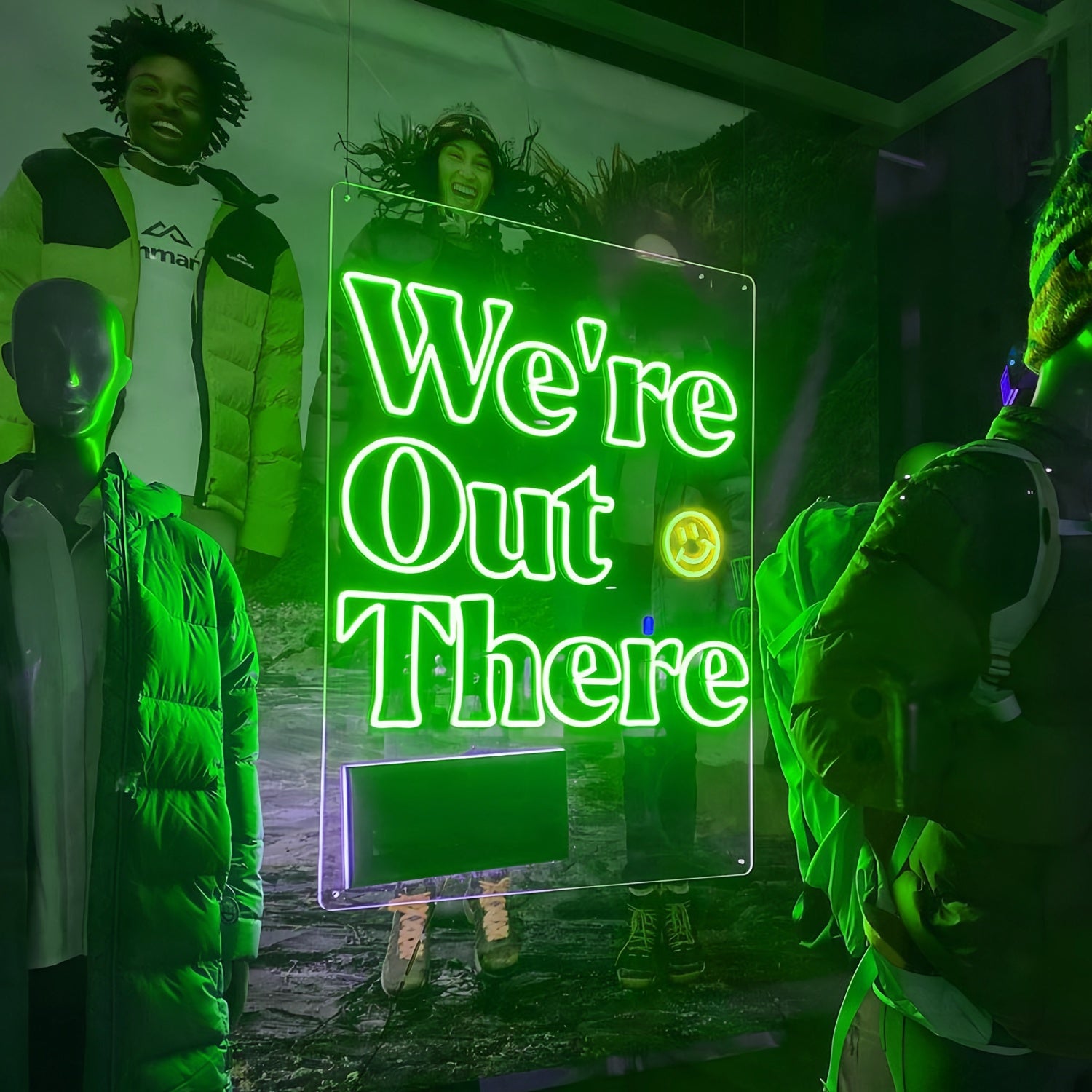 Were Out There Led Neon Sign Adventure Awaits With Neon Light | Shineneon