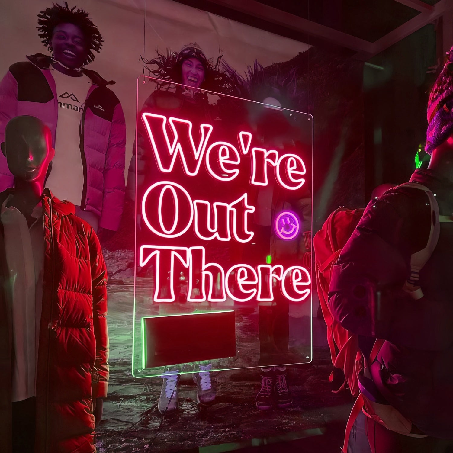 Were Out There Led Neon Sign Adventure Awaits With Neon Light | Shineneon
