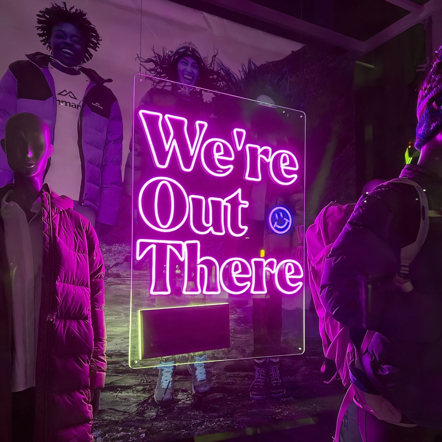 Were Out There Led Neon Sign Adventure Awaits With Neon Light | Shineneon