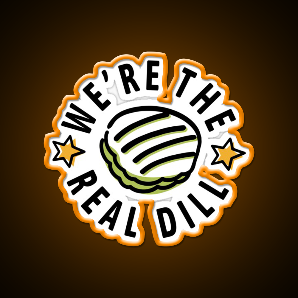 Were The Real Dill Fast Food Led Neon Sign For Burger Place Rgb Color