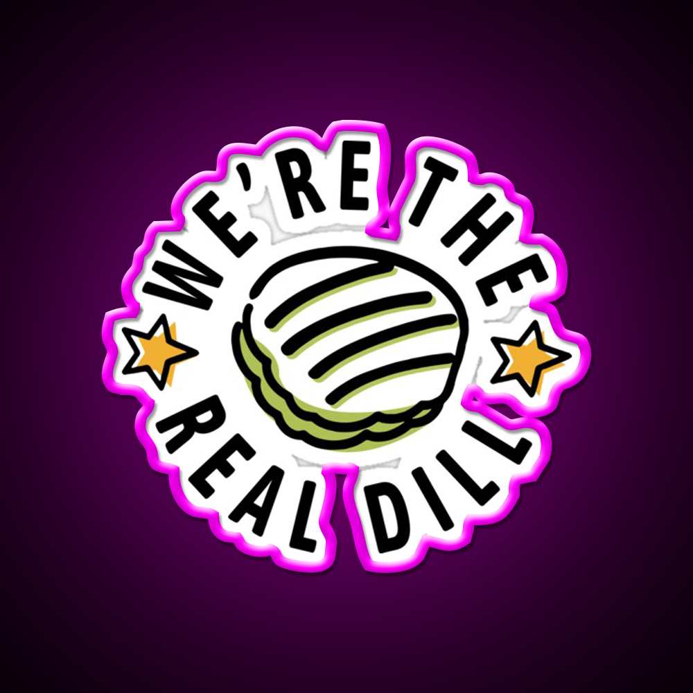 Were The Real Dill Fast Food Led Neon Sign For Burger Place Rgb Color