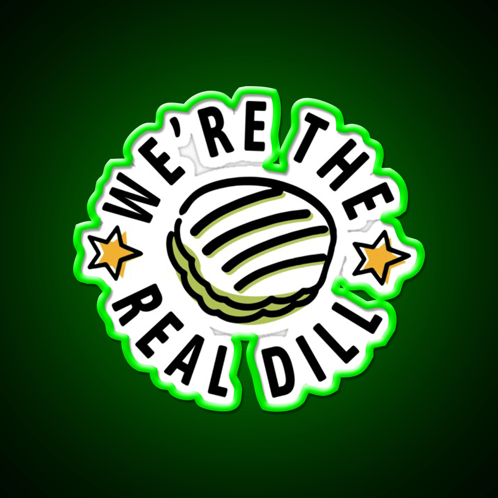 Were The Real Dill Fast Food Led Neon Sign For Burger Place Rgb Color - Shineneon