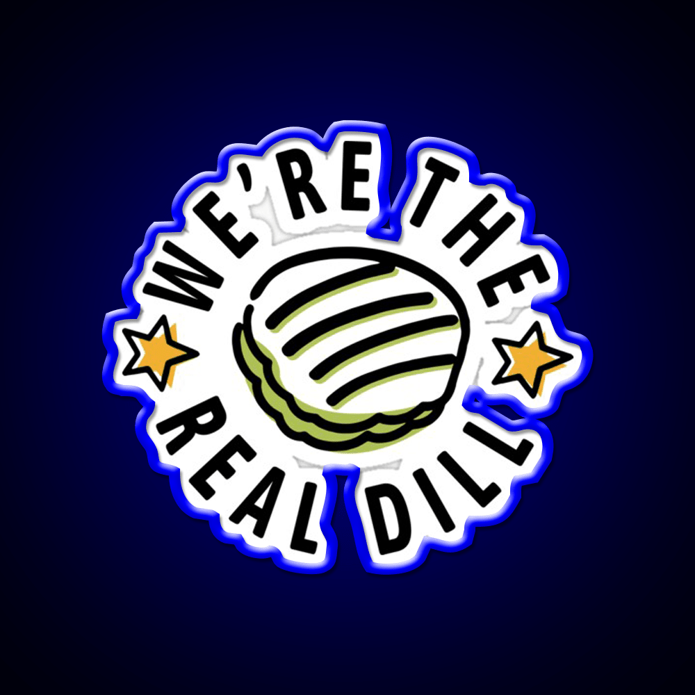 Were The Real Dill Fast Food Led Neon Sign For Burger Place Rgb Color - Shineneon