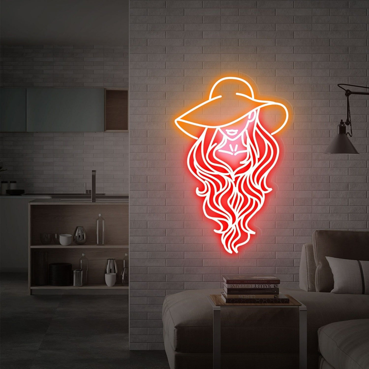 Western Decbars Home And Weddings Cowgirl Led Neon Sign - Shineneon