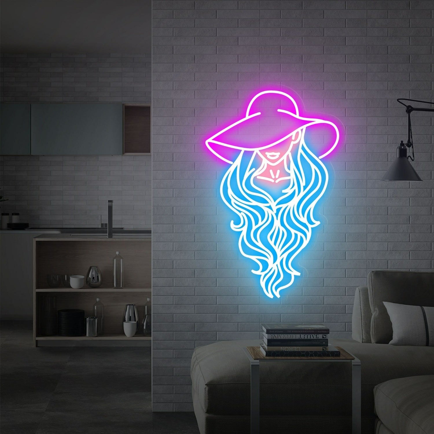 Western Decbars Home And Weddings Cowgirl Led Neon Sign - Shineneon