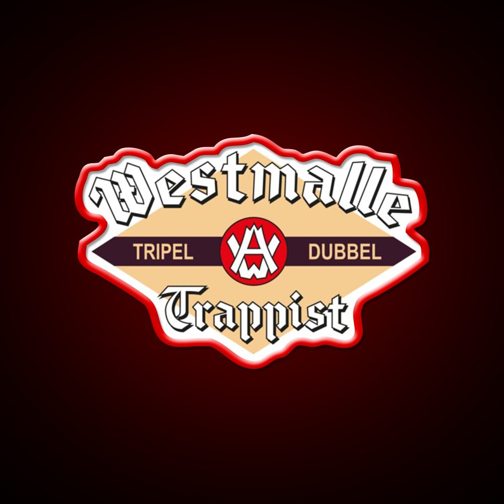 Westmalle Trappist Belgian Beer Logo Beer Bar Decor Led Neon Sign Rgb Color - LED neon sign view 10
