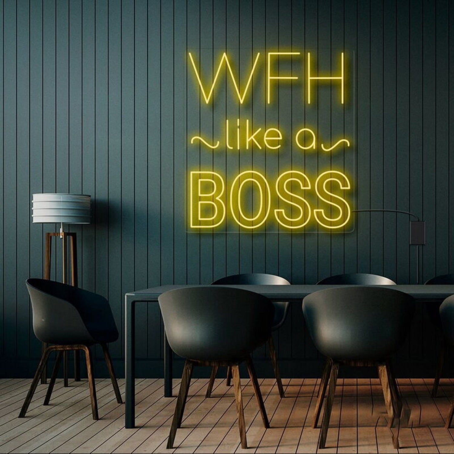 Wfh Like A Boss Led Neon Sign | Shineneon