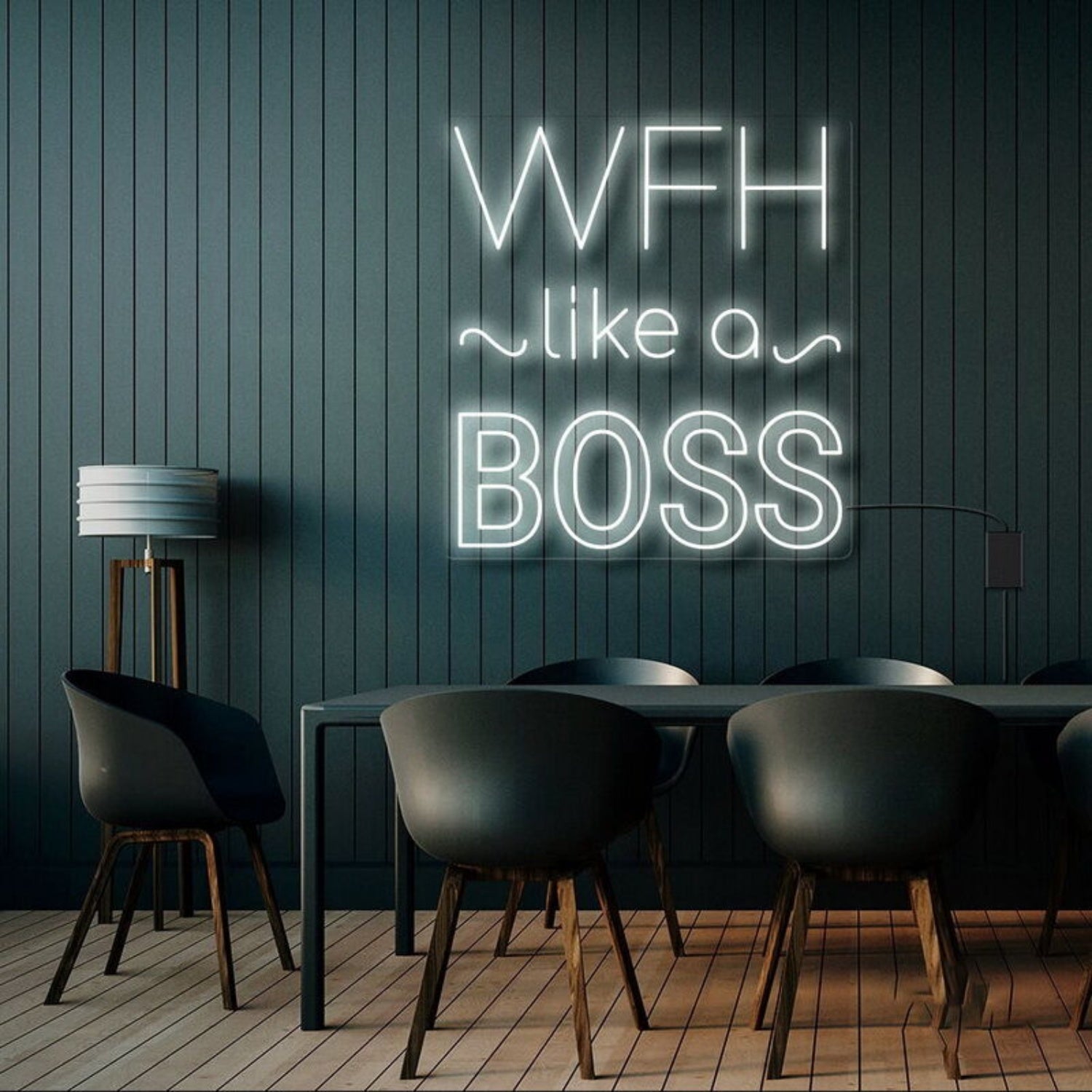 Wfh Like A Boss Led Neon Sign | Shineneon