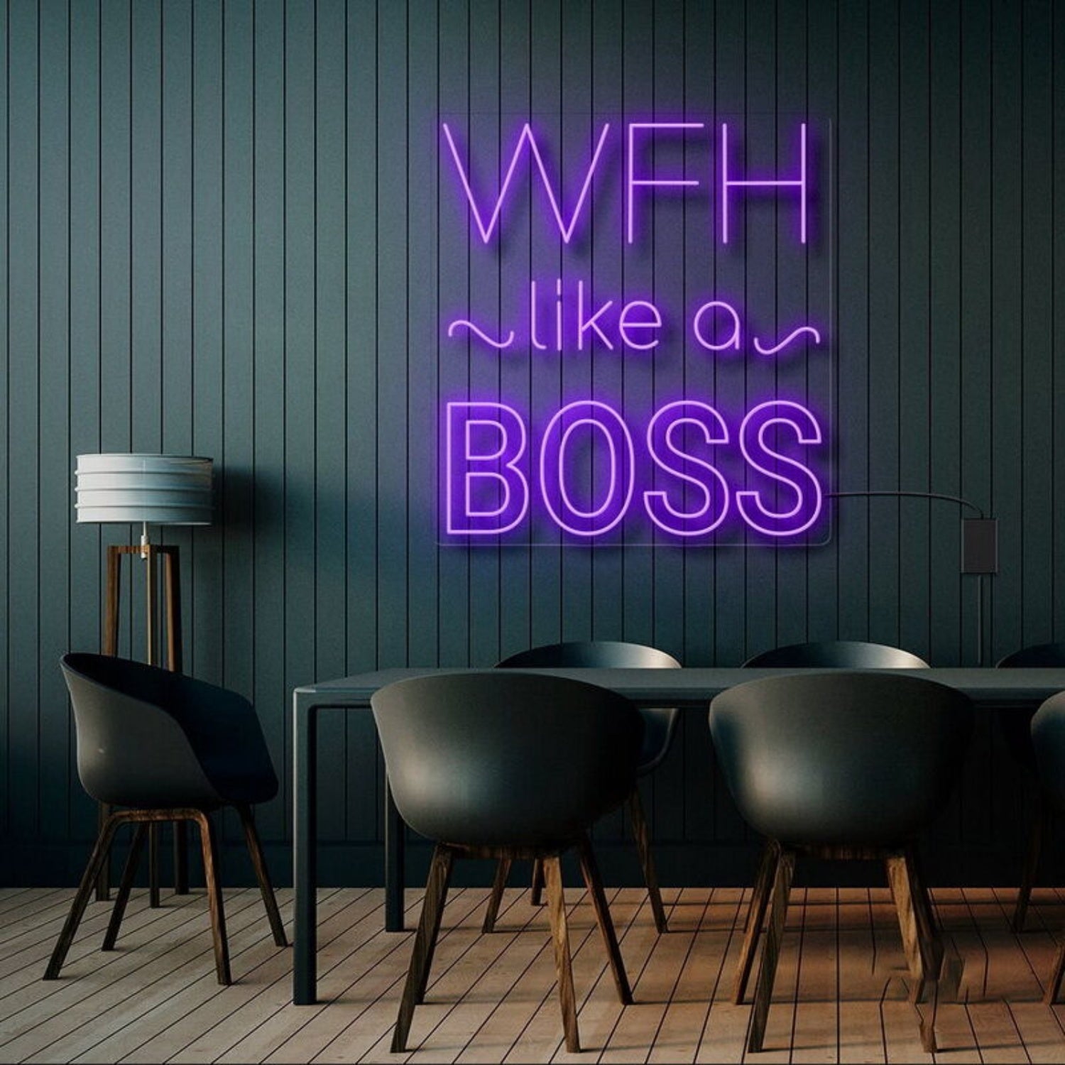 Wfh Like A Boss Led Neon Sign | Shineneon