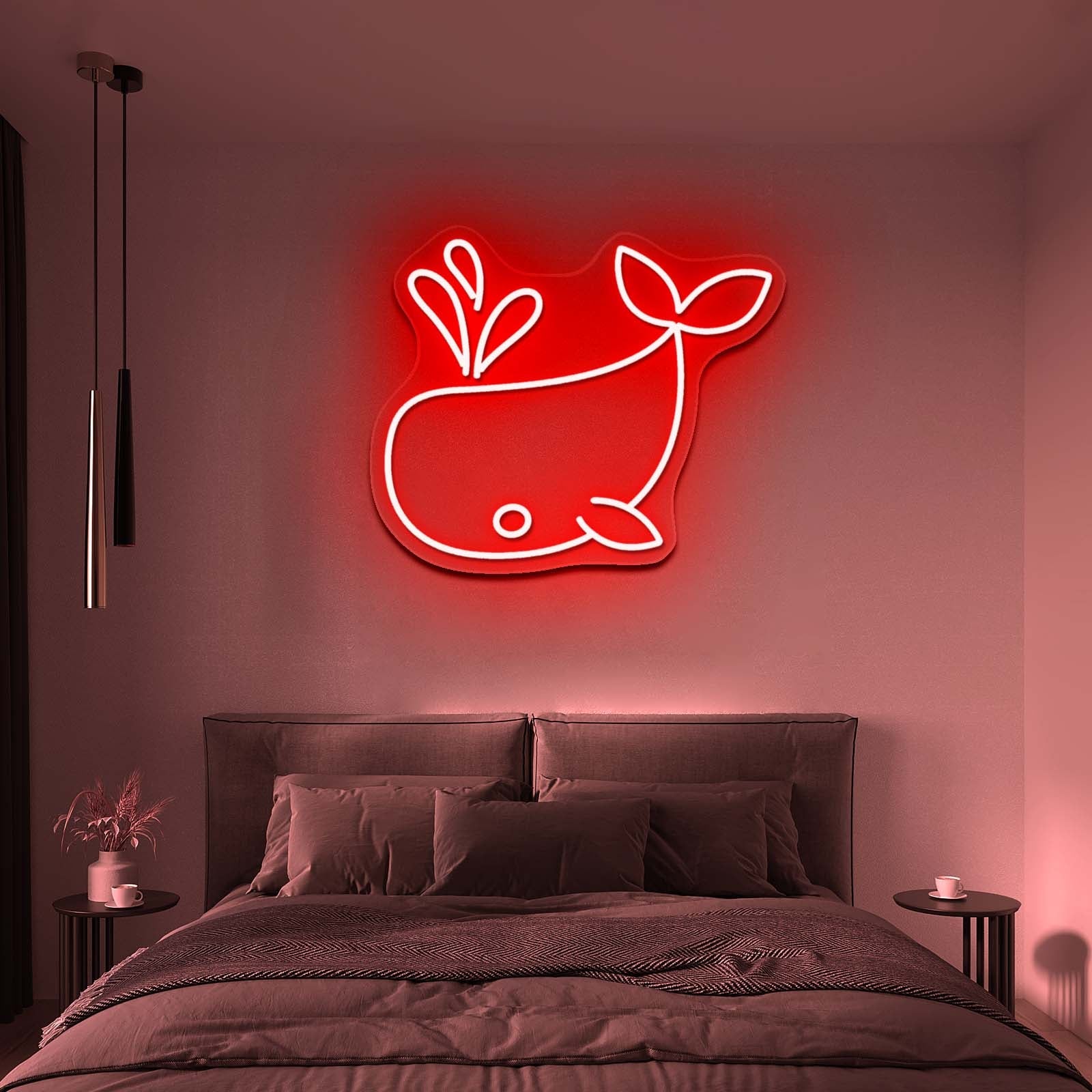Whale Pal Cte Neon Signs For Wall Decor - Shineneon