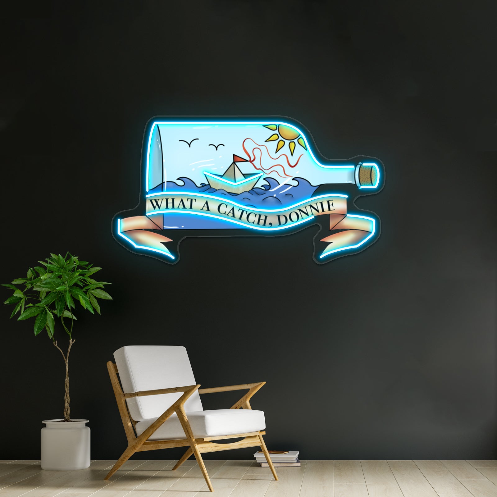 What A Catch Donnie Artwork Neon Signs Custom | Shineneon