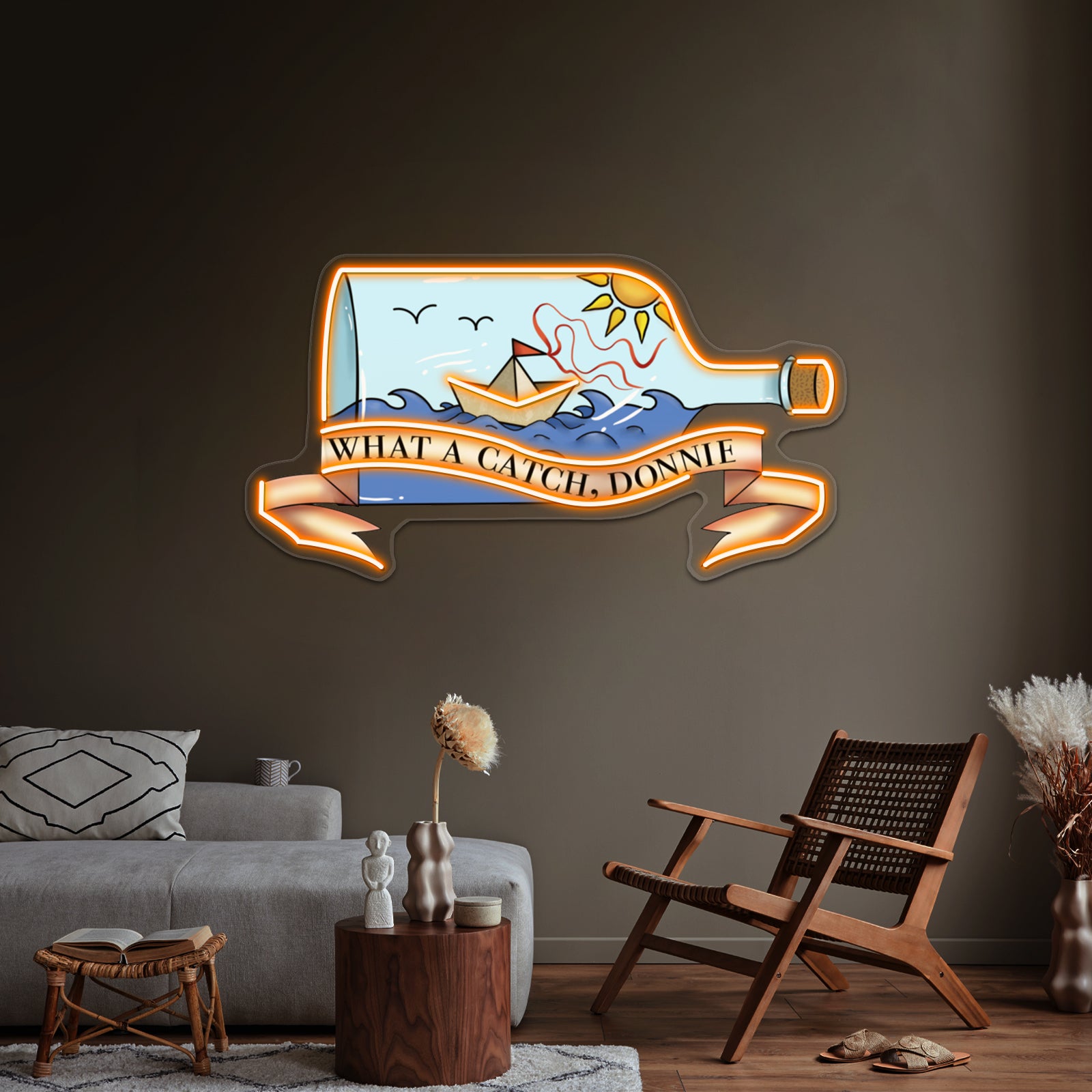 What A Catch Donnie Artwork Neon Signs Custom | Shineneon