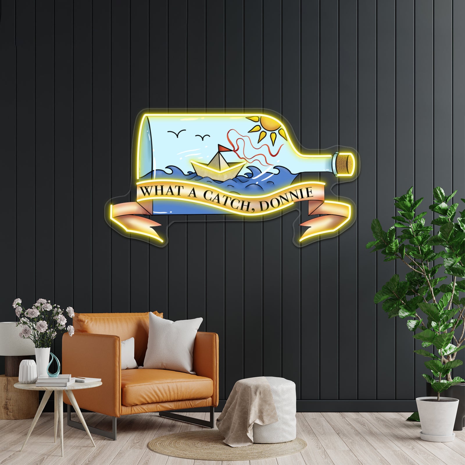 What A Catch Donnie Artwork Neon Signs Custom | Shineneon