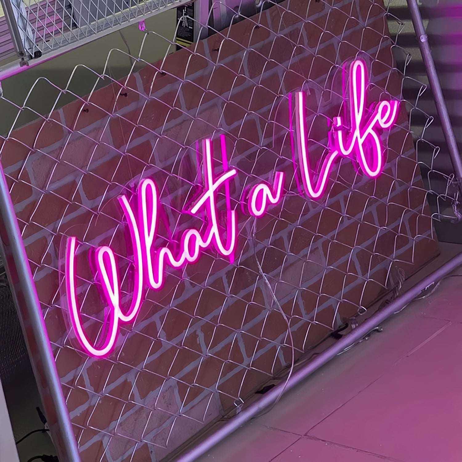 What A Life Capture The Moment In Neon Glow | Shineneon