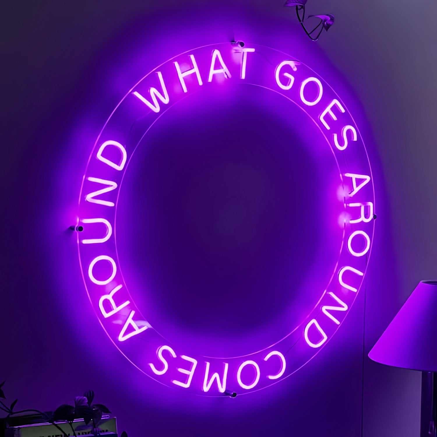 What Goes Around Comes Around Led Neon Sign Embrace The Cycle With Neon | Shineneon