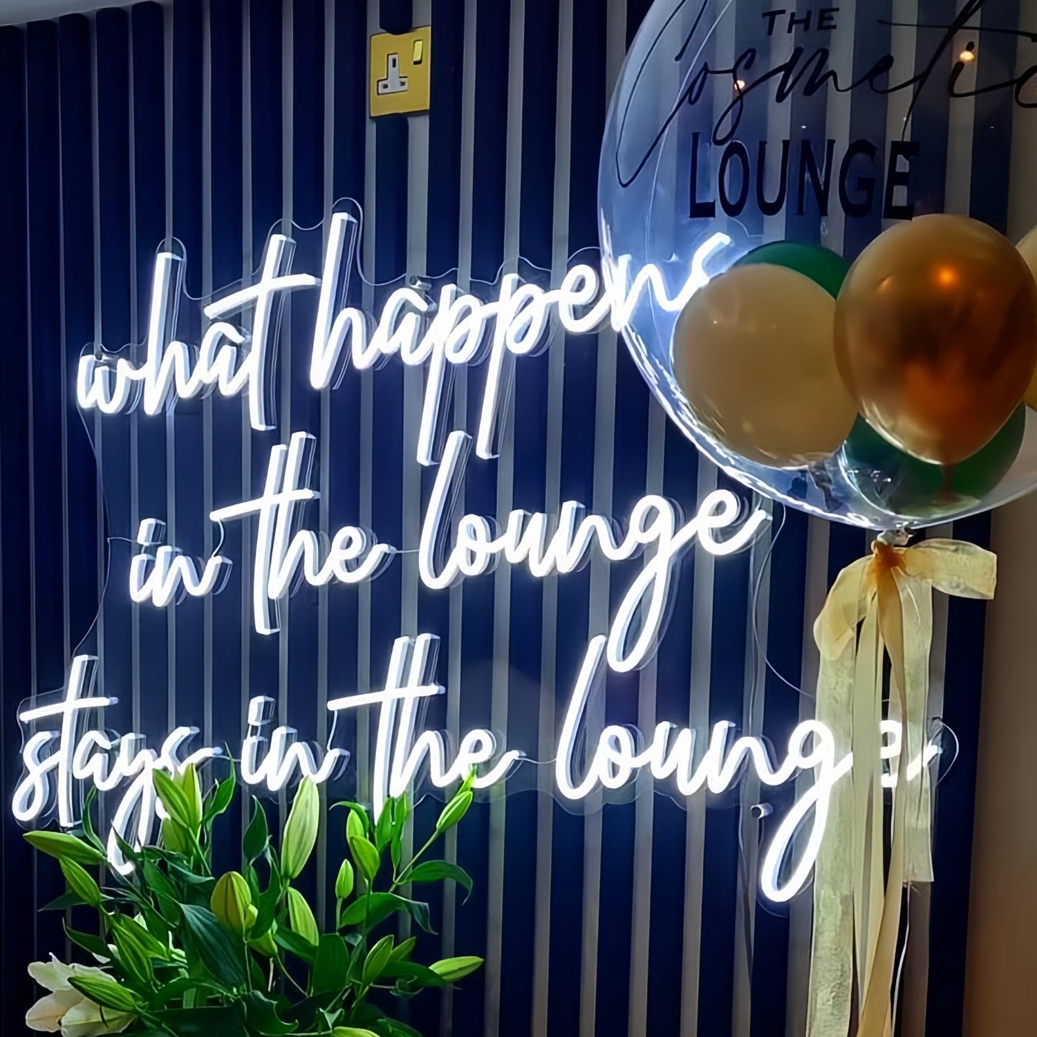 What Happens In The Lounge Stays In The Lounge Led Neon Sign | Shineneon