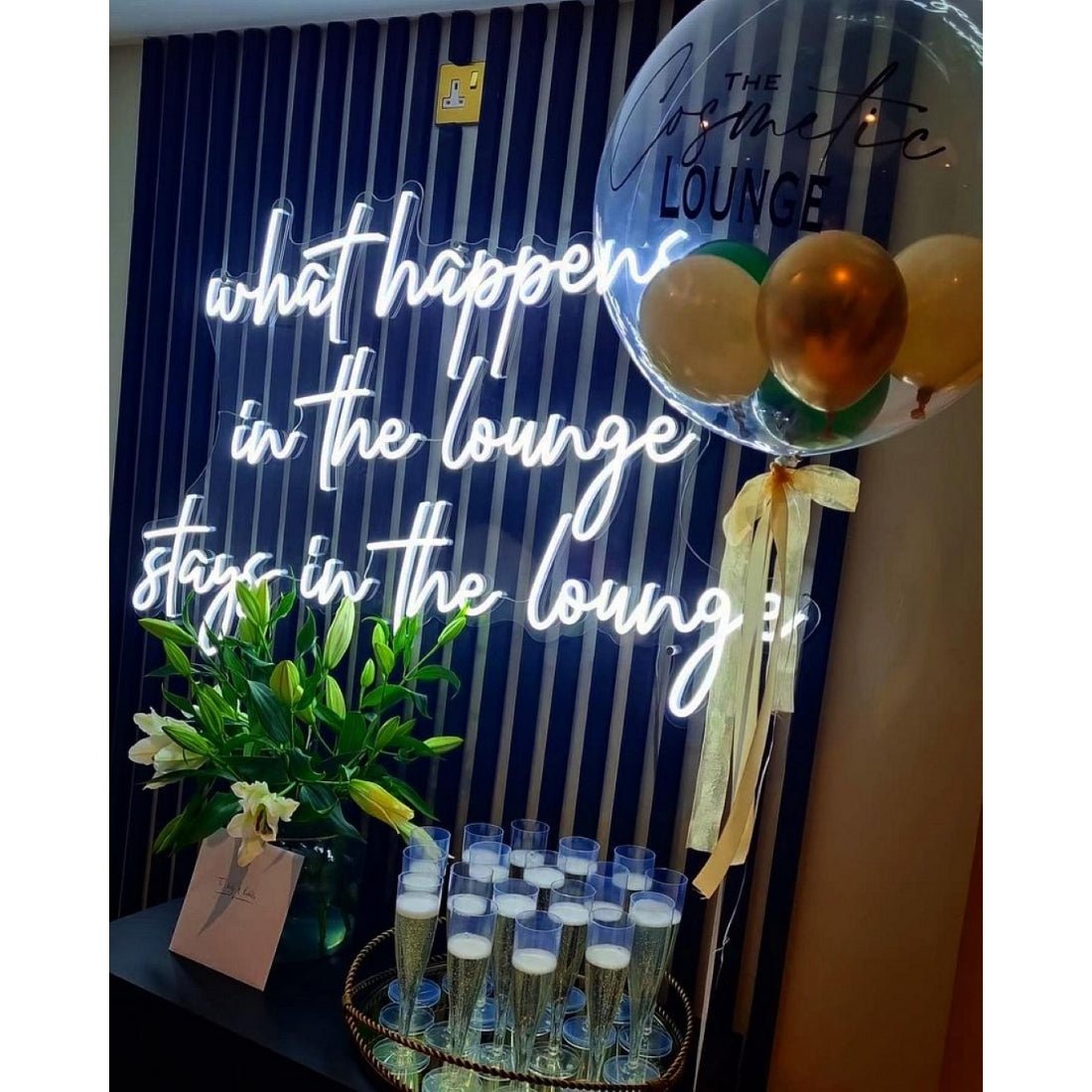 What Happens In The Lounge Stays In The Lounge Led Sign Business Neon Sign - Shineneon
