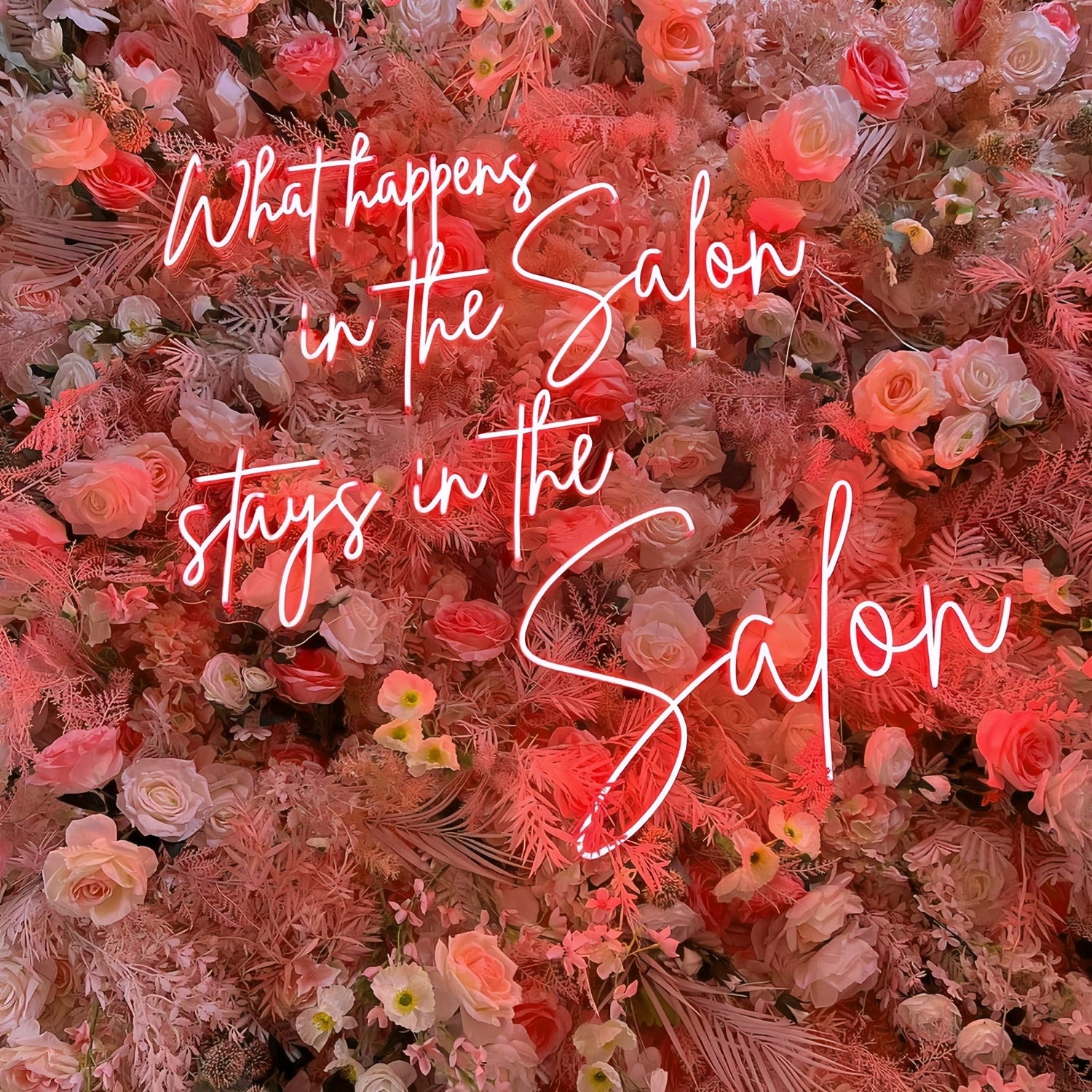 What Happens In The Salon Stays In The Salon Led Neon Sign | Shineneon