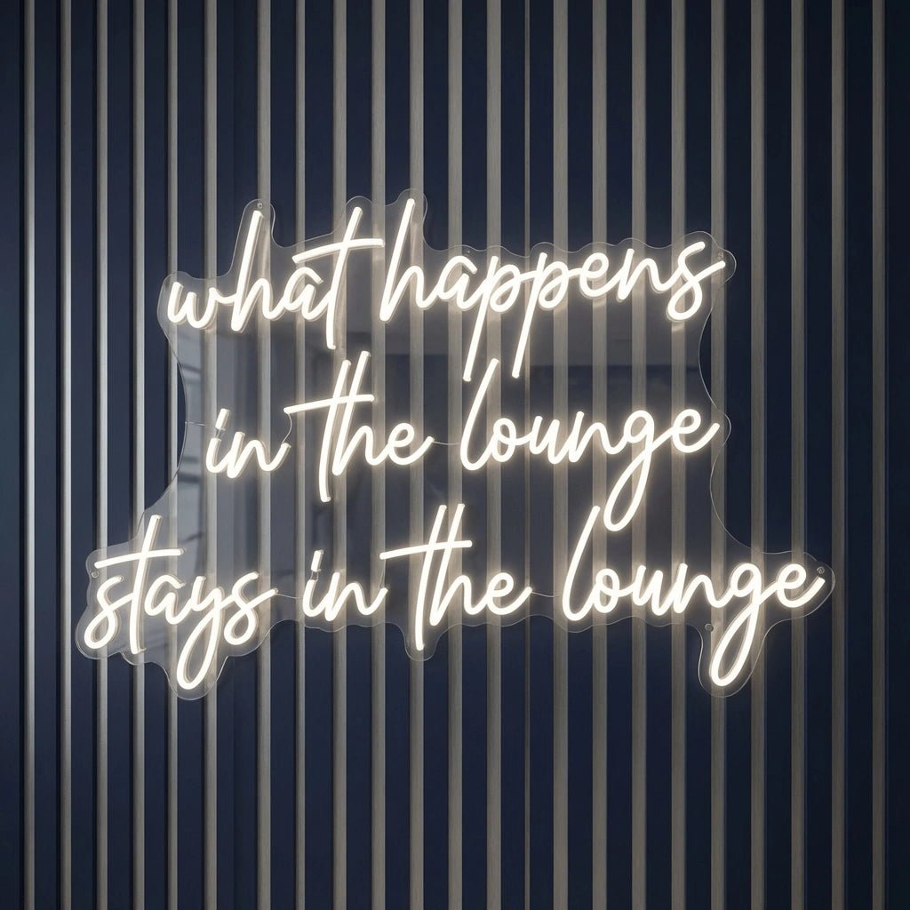 What Happens Wall Art LED Neon Sign - Shineneon