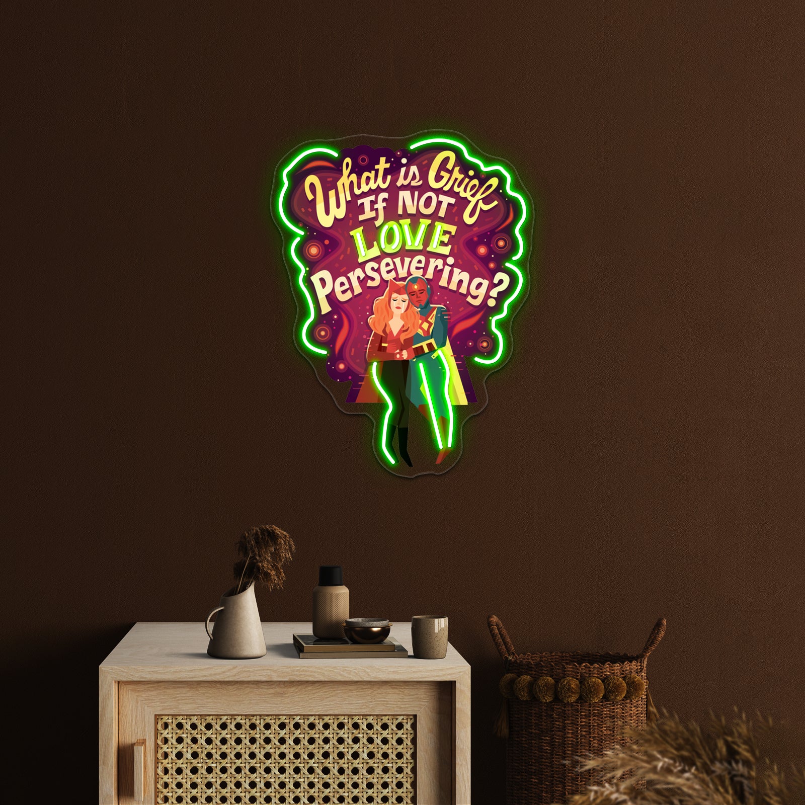 What Is Grief Artwork Neon Signs Custom | Shineneon