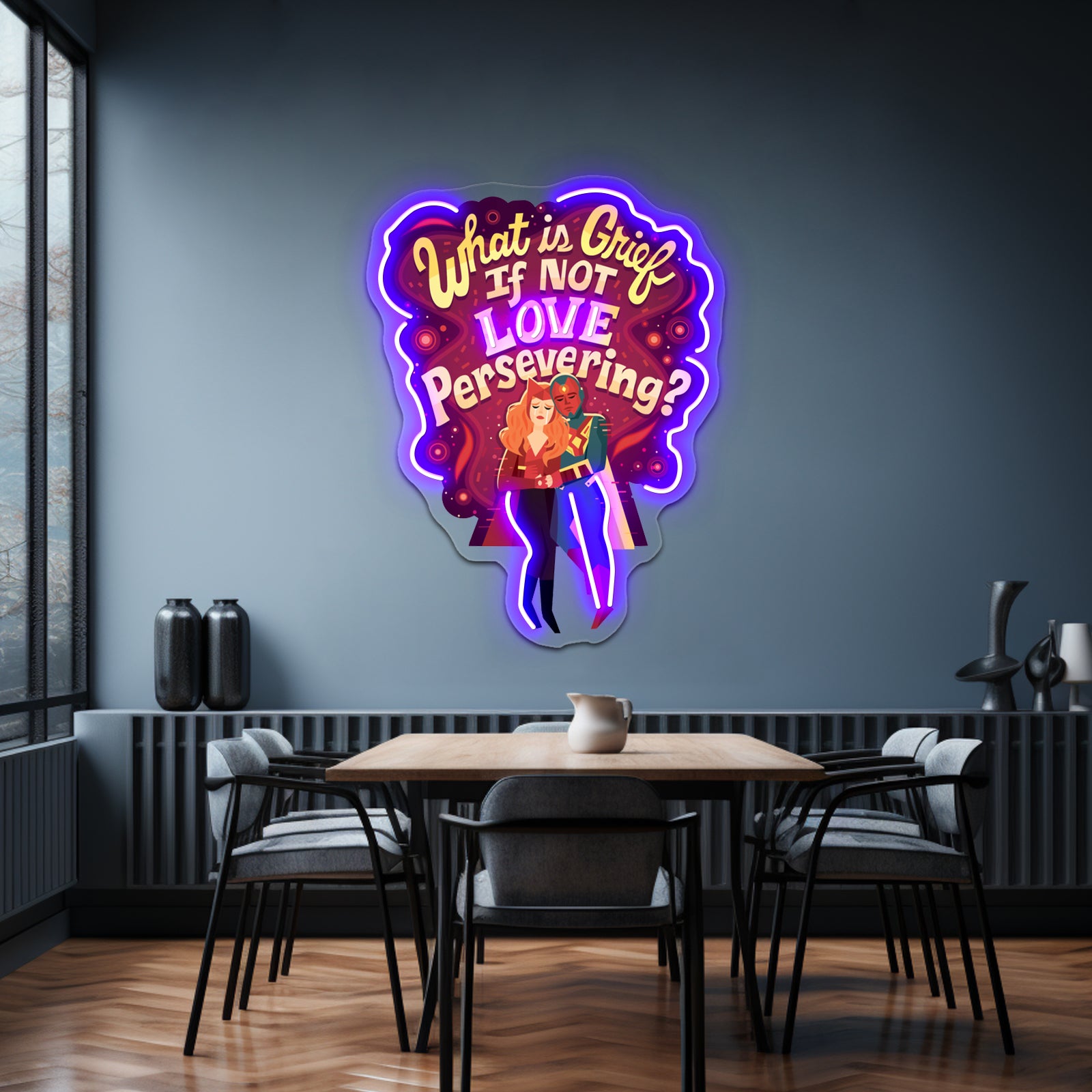 What Is Grief Artwork Neon Signs Custom | Shineneon