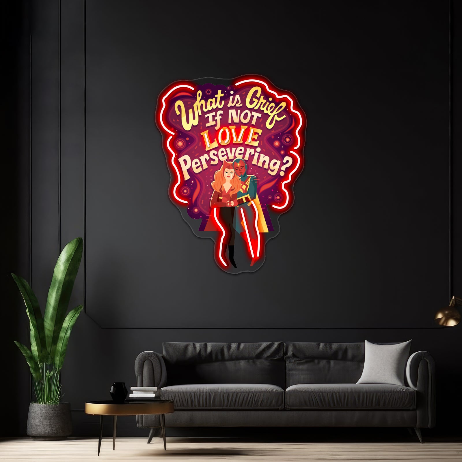 What Is Grief Artwork Neon Signs Custom | Shineneon