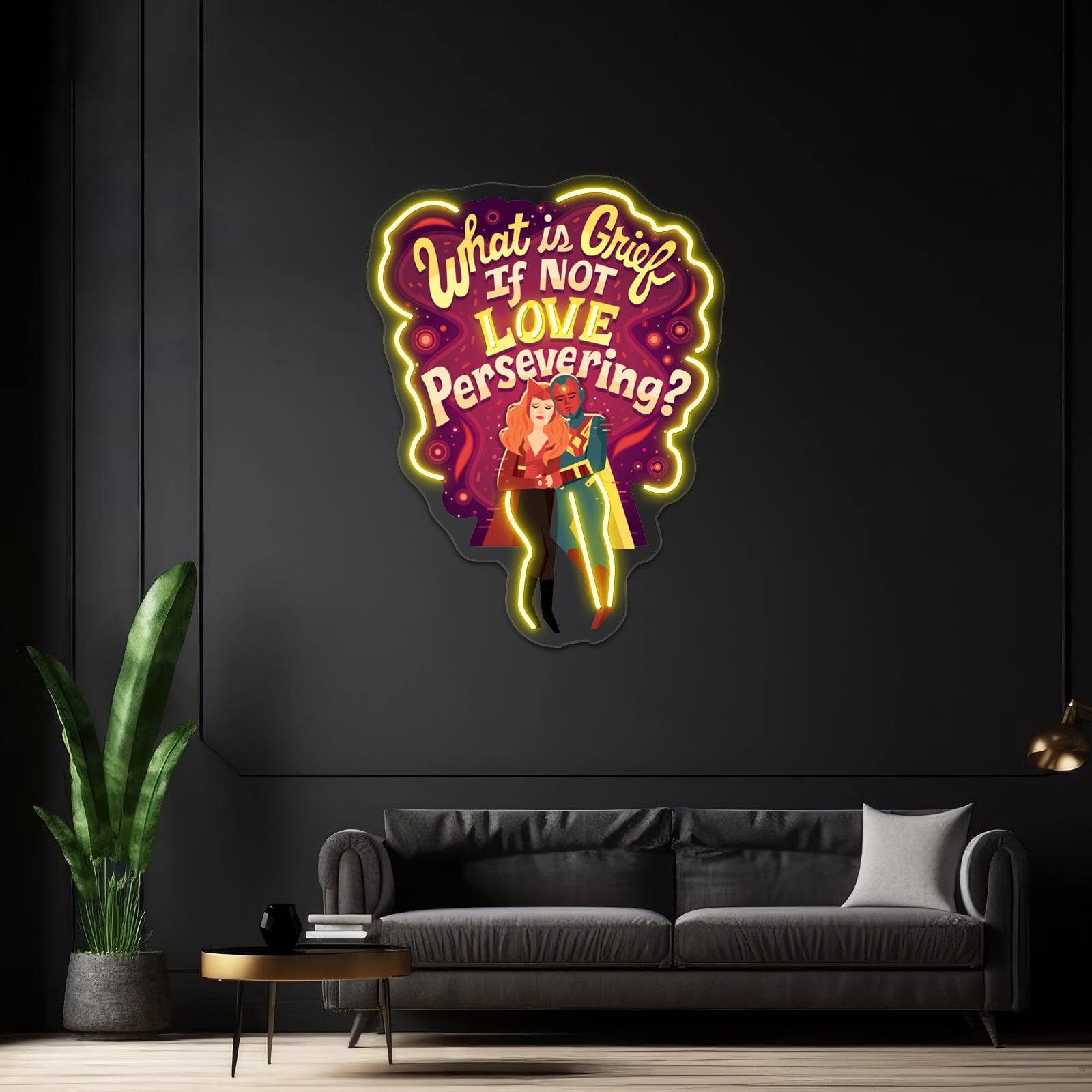 What Is Grief Artwork Neon Signs Custom | Shineneon