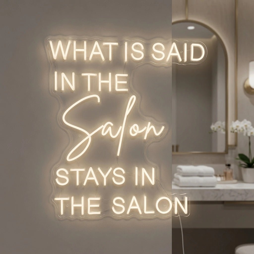 What Is Said Wall Decor LED Neon Sign - Shineneon