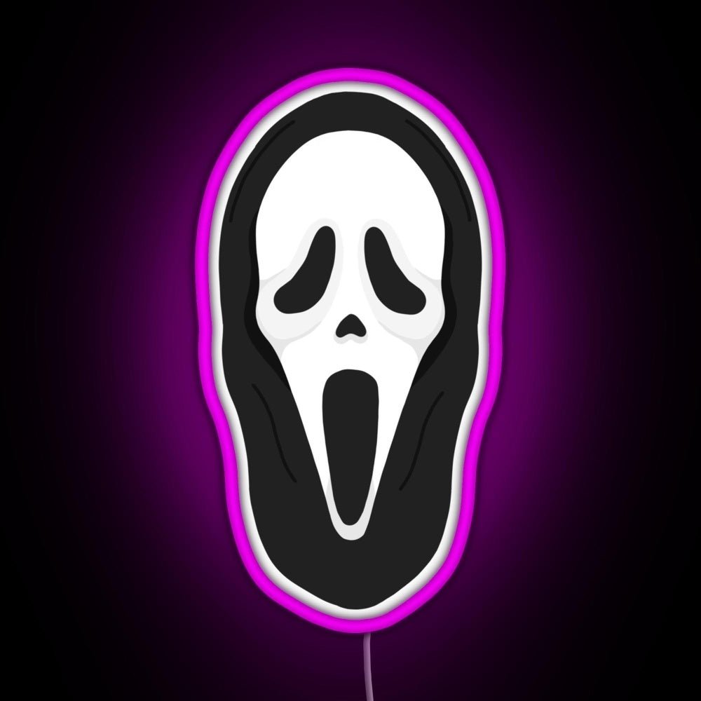 What S Your Favourite Scary Movie Rgb Led Neon Sign Pop Wall Art - Shineneon