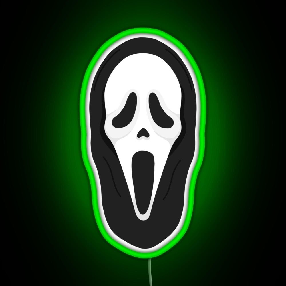 What S Your Favourite Scary Movie Rgb Led Neon Sign Pop Wall Art - Shineneon