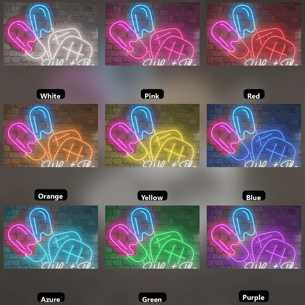 What The Waffle Wall Decor LED Neon Sign - 05 Color Grid