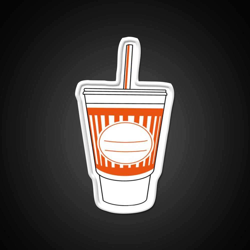 Whataburger Cup Fast Food Led Neon Sign For Burger Place Rgb Color - Shineneon