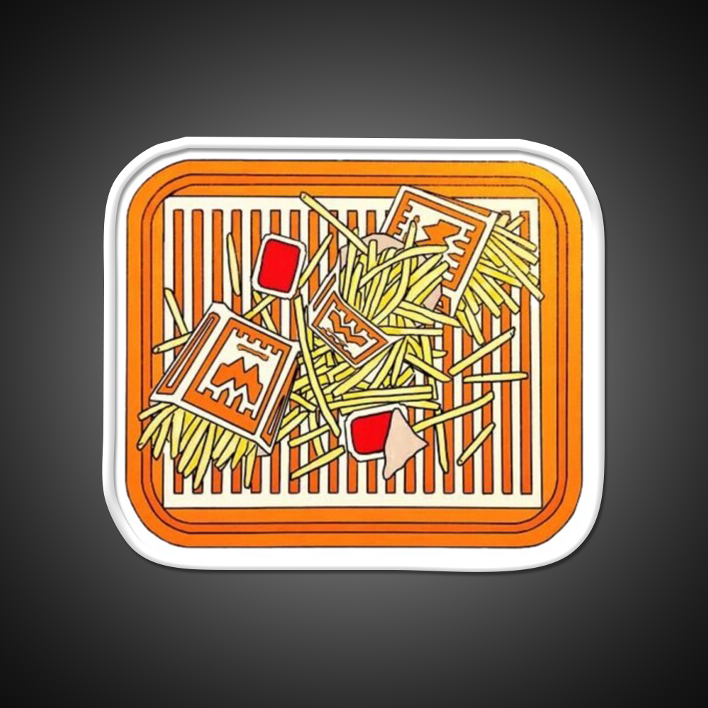 Whataburger Fries Fast Food Led Neon Sign For Burger Place Rgb Color